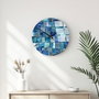 Wallity Reloj de Pared Decorativo de Cristal Multicolor 40 cm
